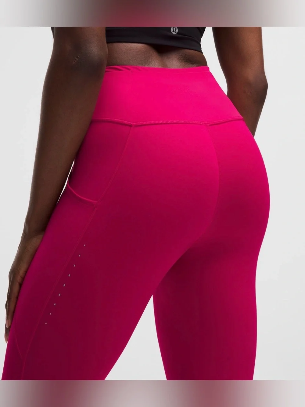 Lululemon Fast and Free High-Rise Tight 28” Pockets Sz 8 Mulberry Spark NWT
